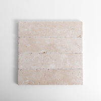 Ivory Premium Travertine 2x8 Tumbled