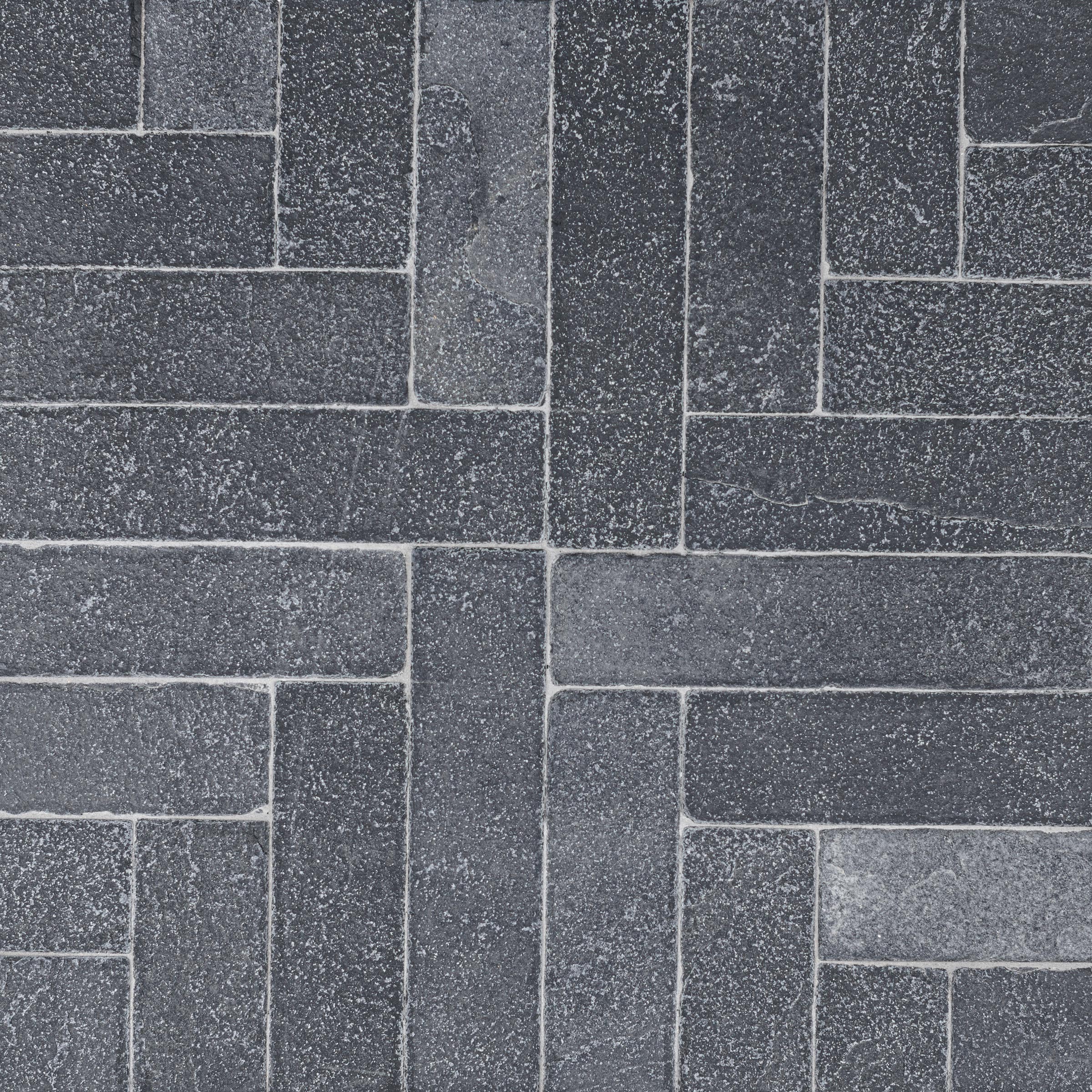 Lime Black Limestone Tumbled