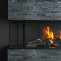 Marine Black Schist Natural Ledger Panel
