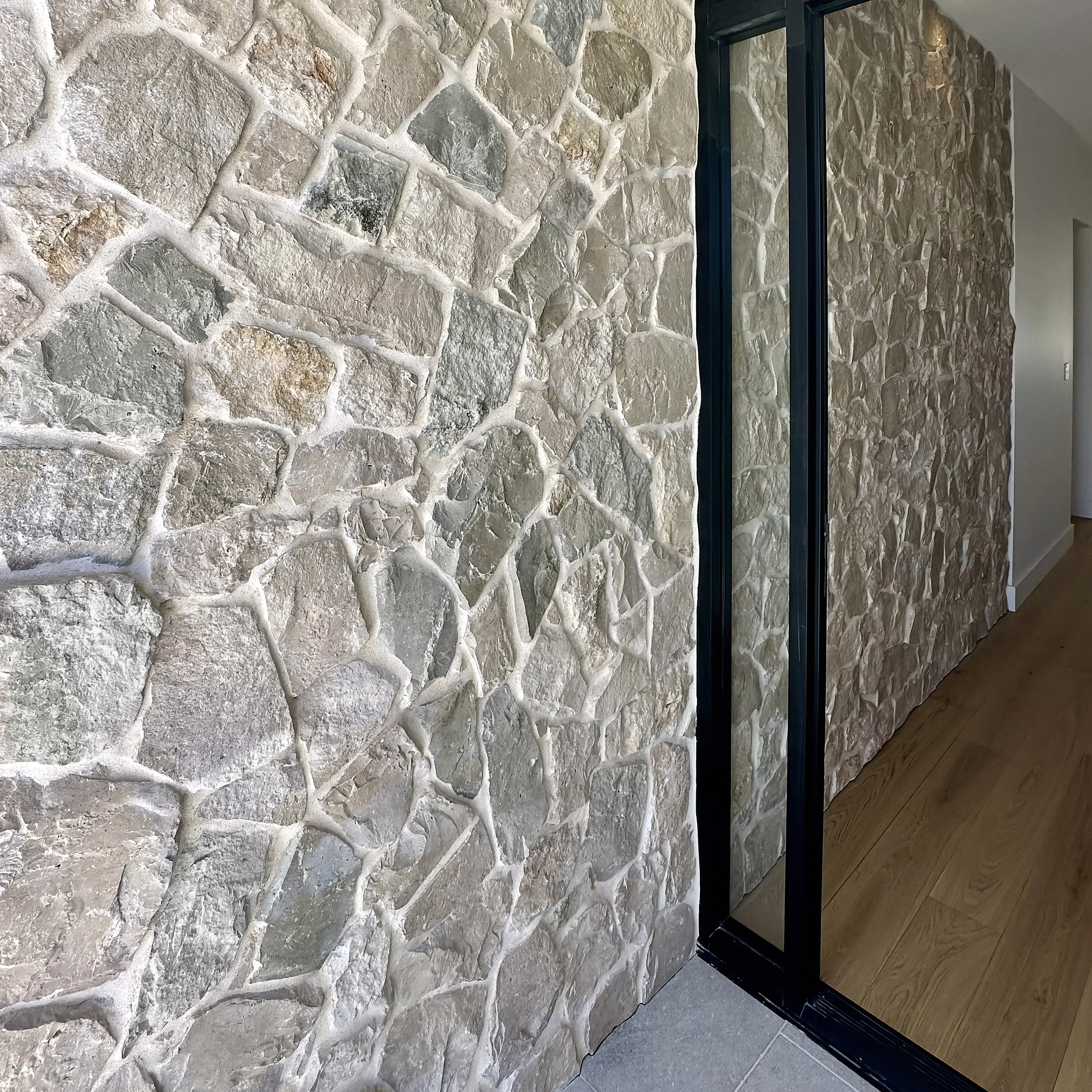 Silver Travertine Thin Veneer