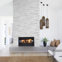 White Quartzite Natural Ledger Panel