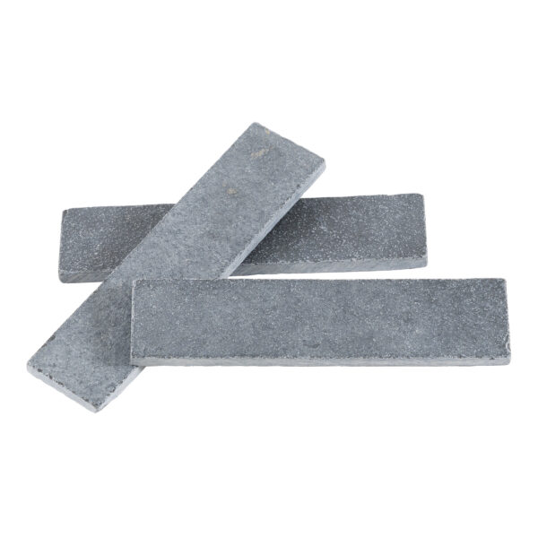 Lime Black Limestone Tumbled