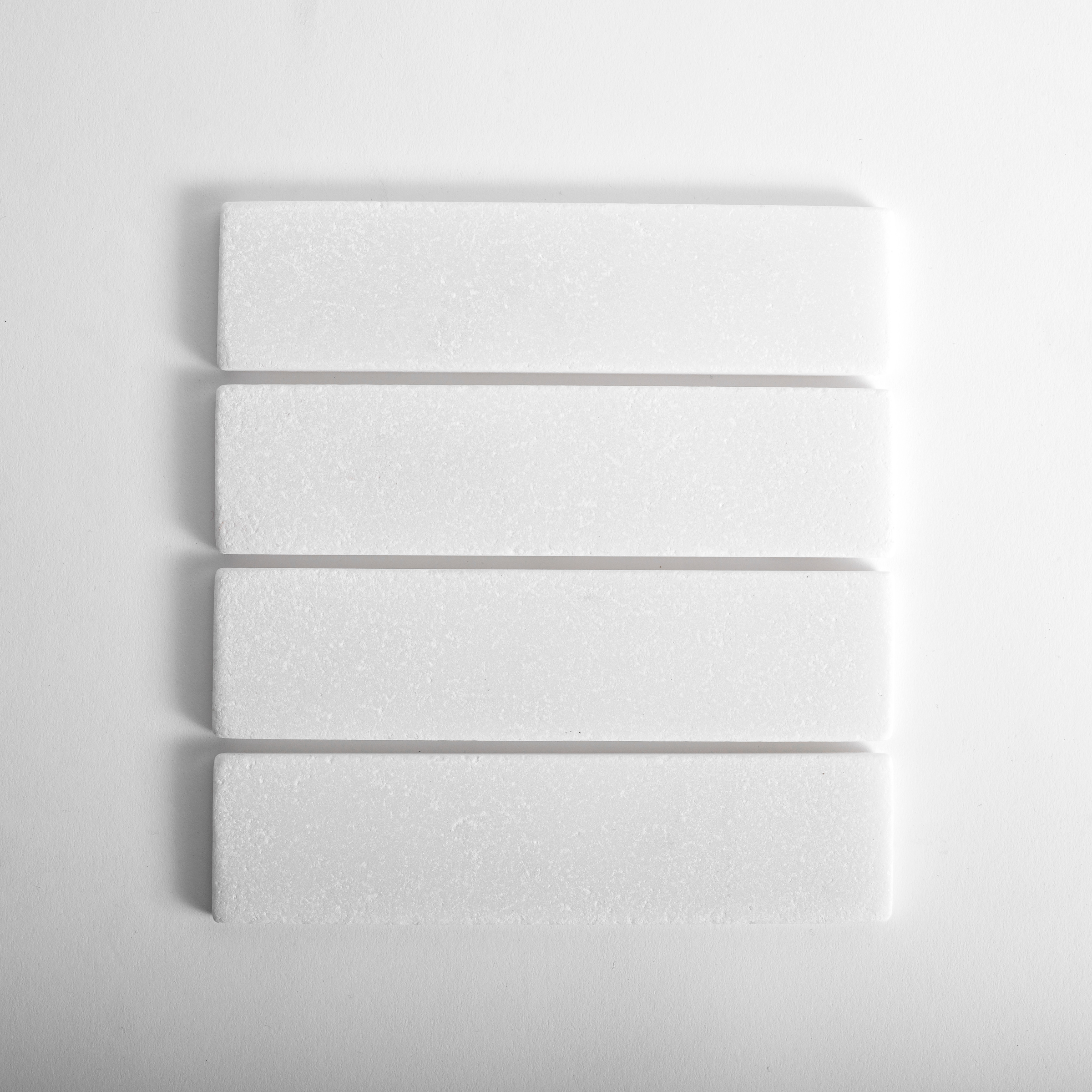 Thassos White Marble 2x8 Tumbled