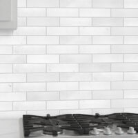 Thassos White Marble 2x8 Tumbled