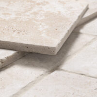 Ivory Premium Travertine 12x12 Tumbled