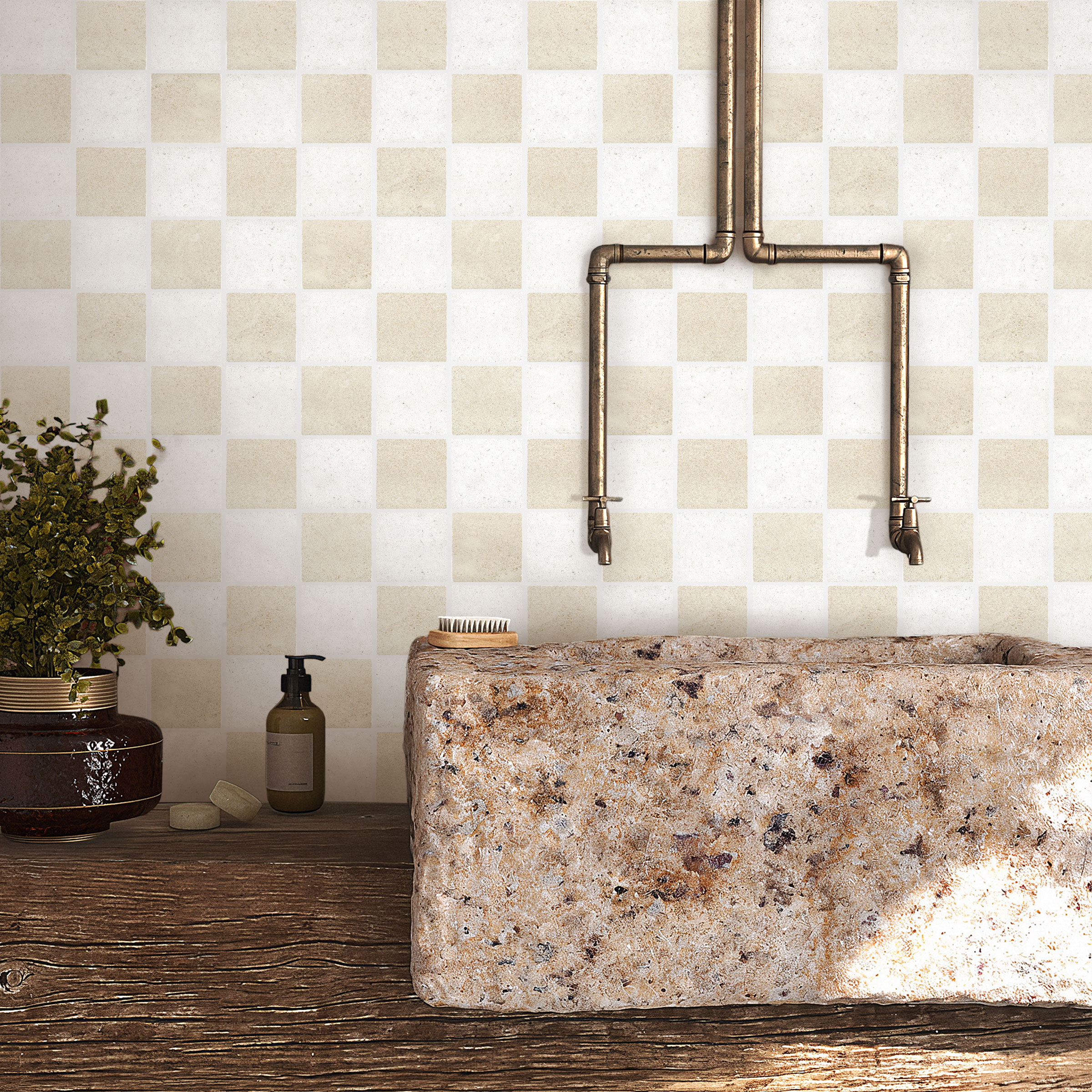 Solene Limestone 4x4 Tumbled