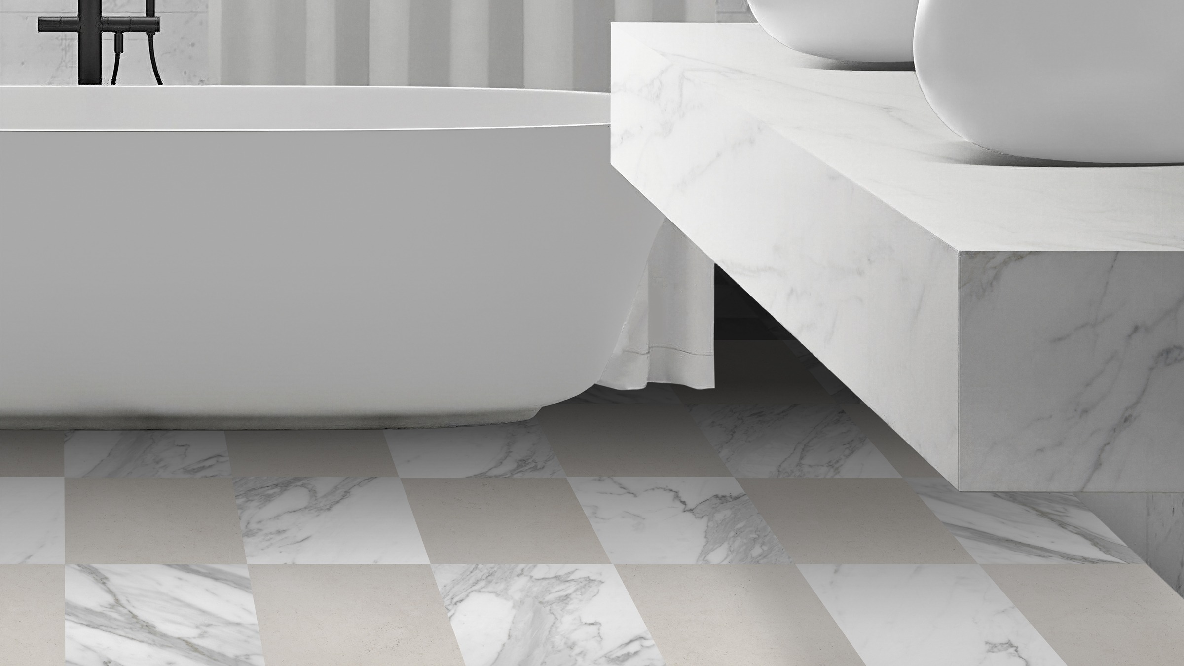 Porto Beige & Calacatta Gold