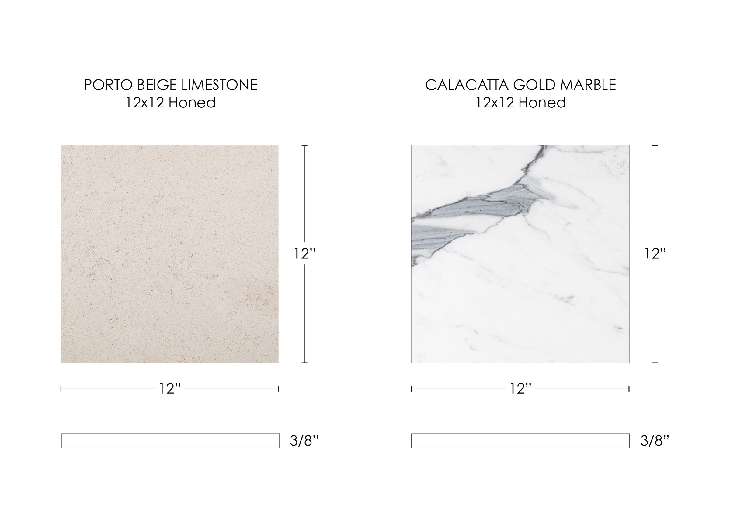 PORTO BEIGE & CALACATTA GOLD