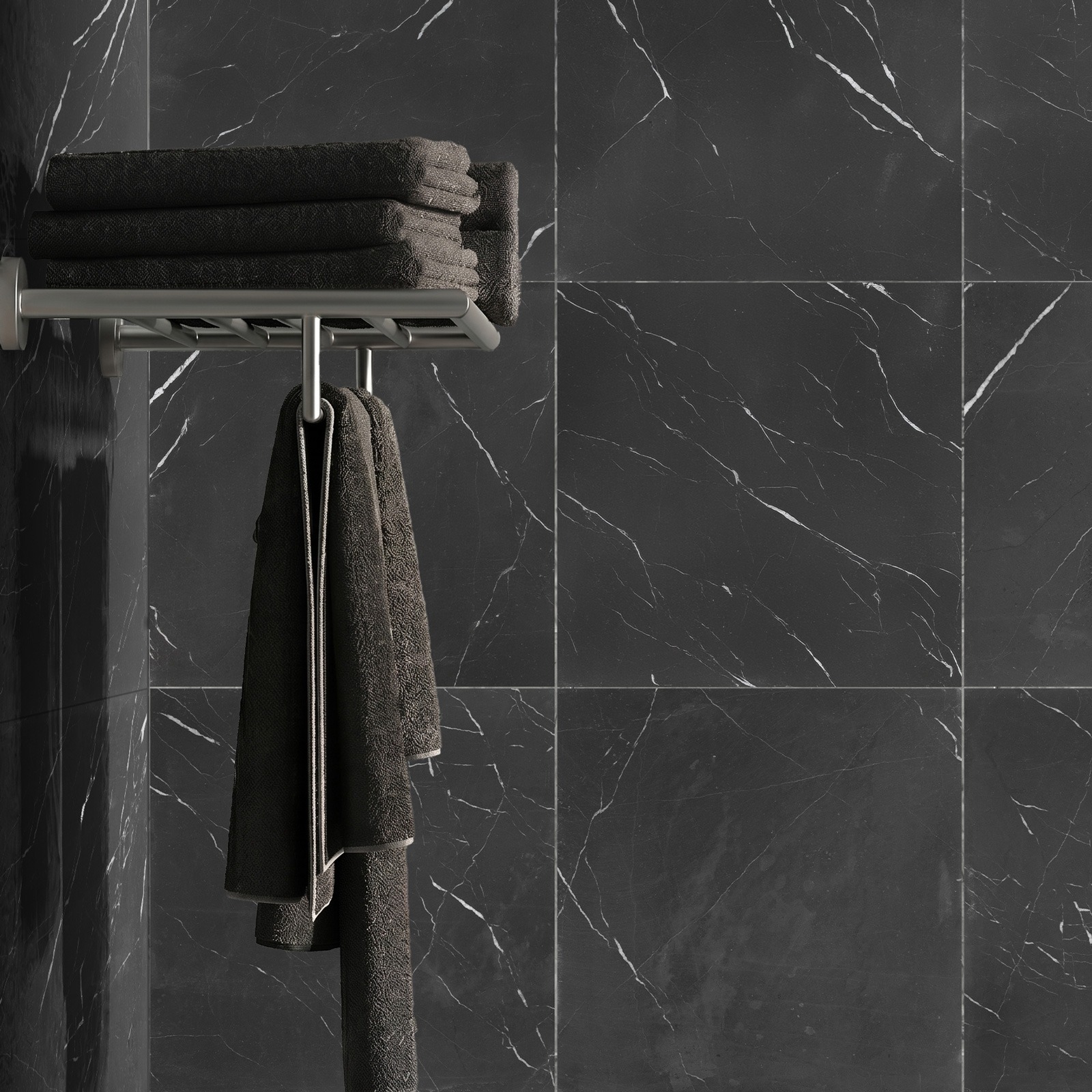 Marquina Noir Marble 24x24