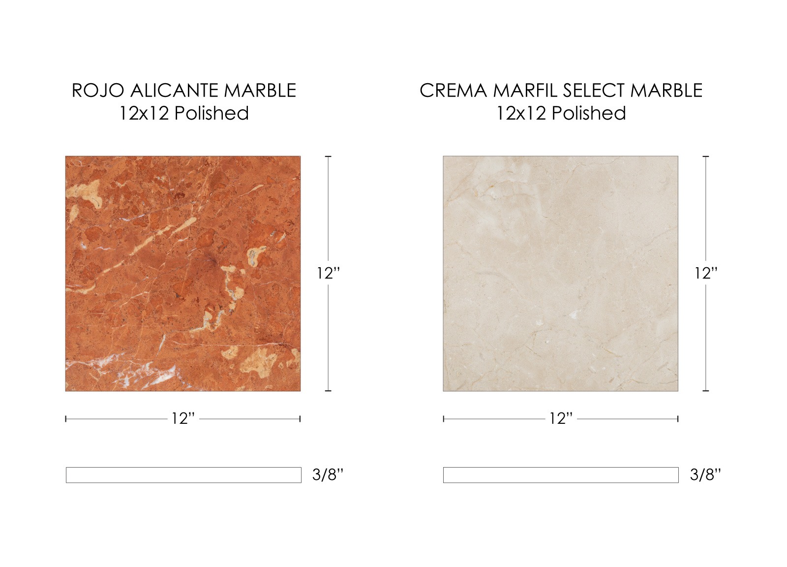 ROJO ALICANTE AND CREMA MARFIL SELECT