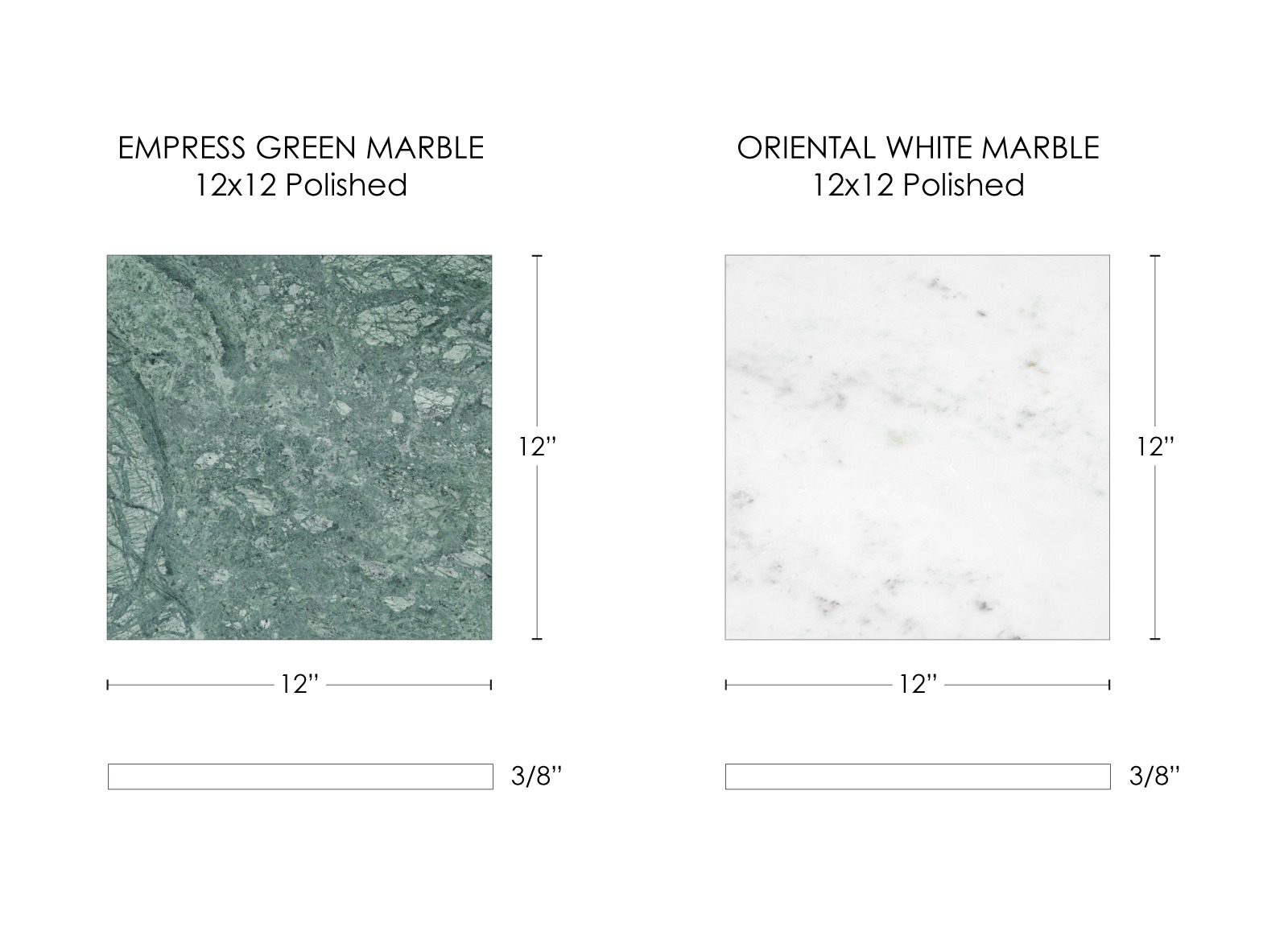 EMPRESS GREEN & ORIENTAL WHITE